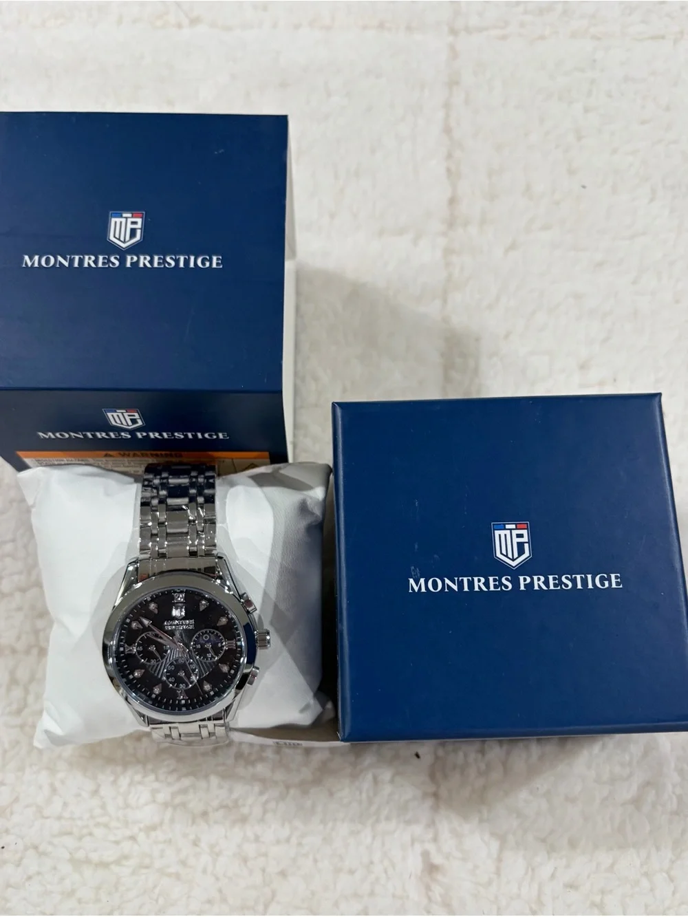 Invicta Montreal Prestige Silver Stainless Steel Chronograph Watch